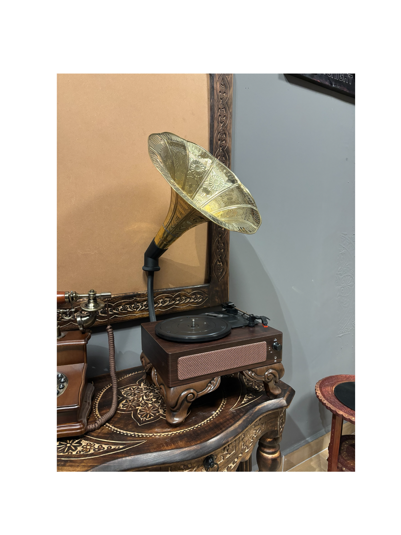 GRAMOFON NOSTALJİ HUNİLİ